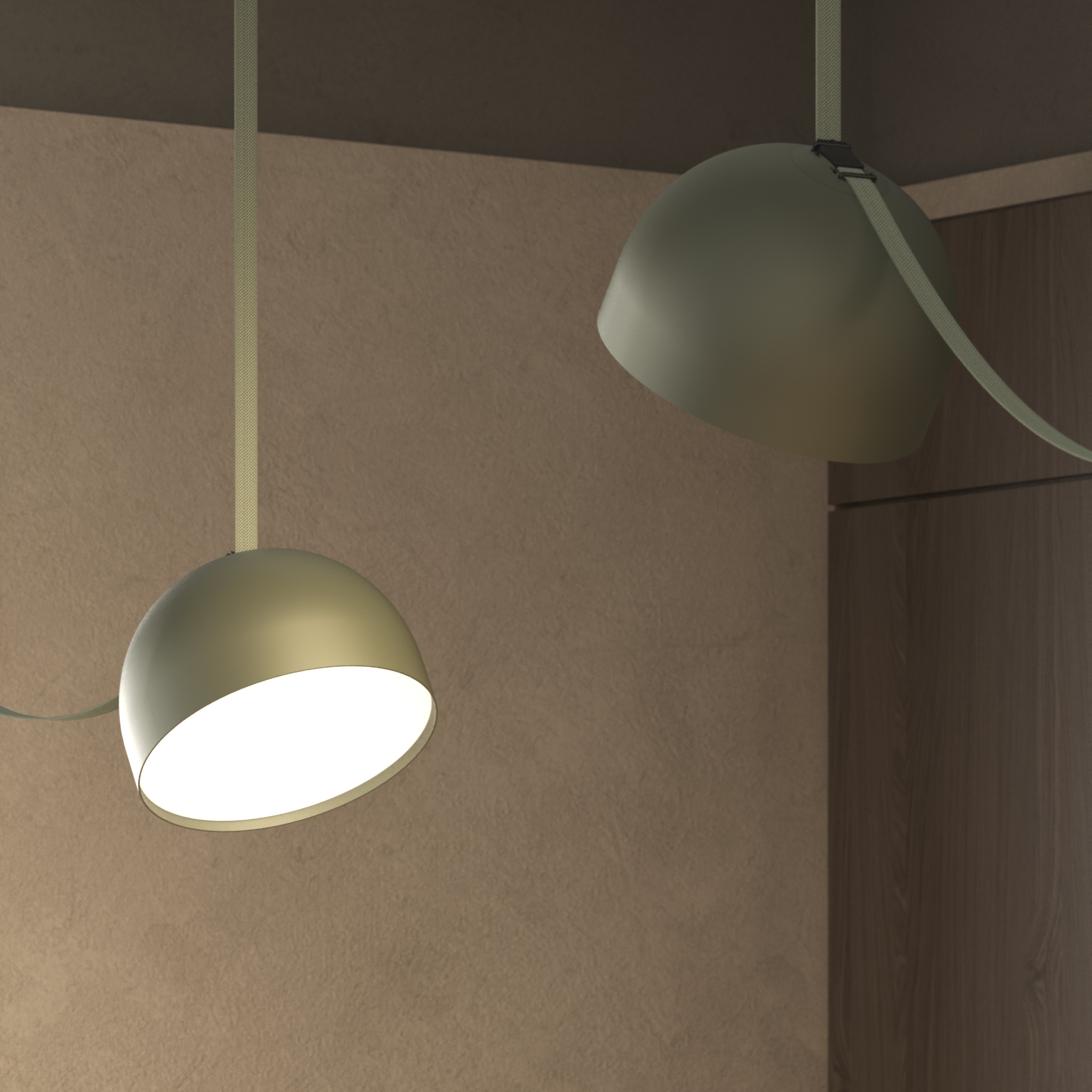 Серия Weaving Light Полукруглый сферический прожектор (1)