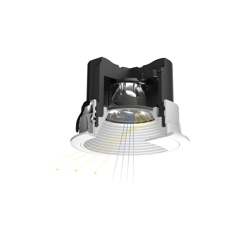 Orbis UVB-ML002M — разрез корпуса и ход лучей